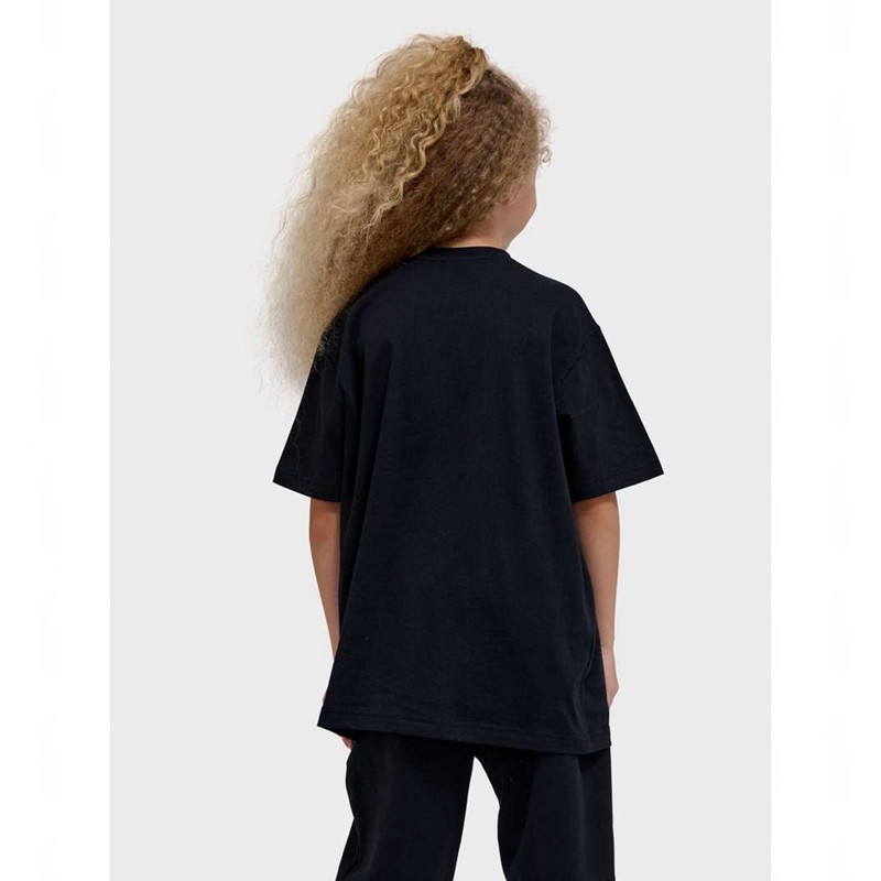Hummel Clean S/S T-shirts Kinder Schwarz | 491986-239