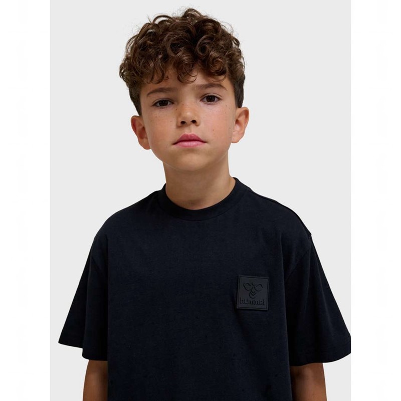 Hummel Clean S/S T-shirts Kinder Schwarz | 491986-239