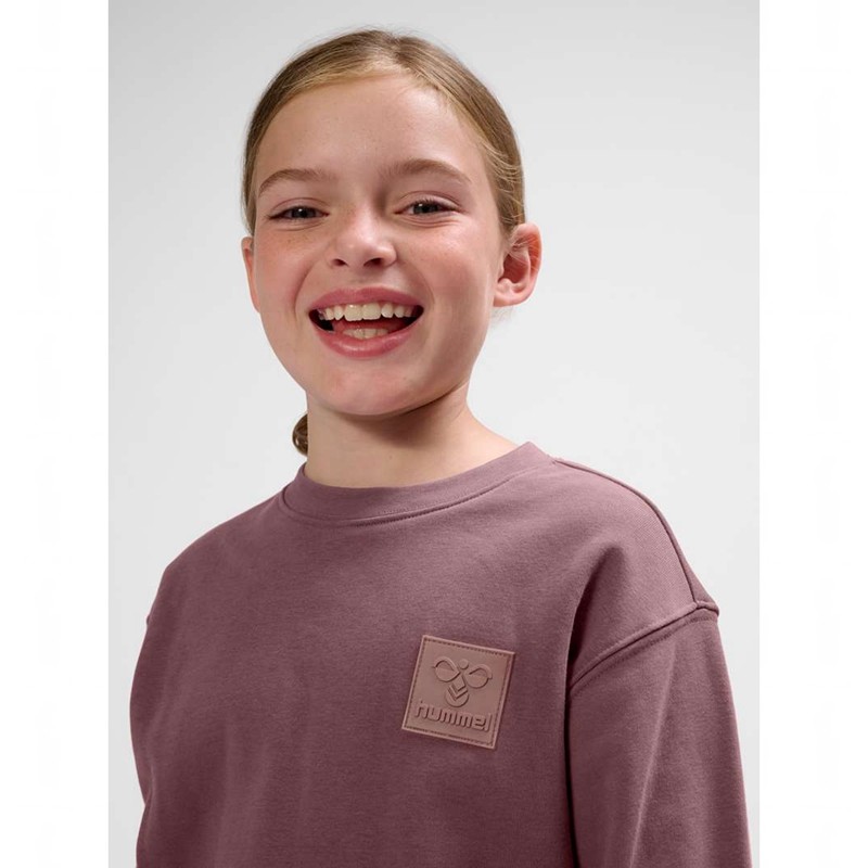 Hummel Clean Sweatshirts Kinder Rosa | 657835-742