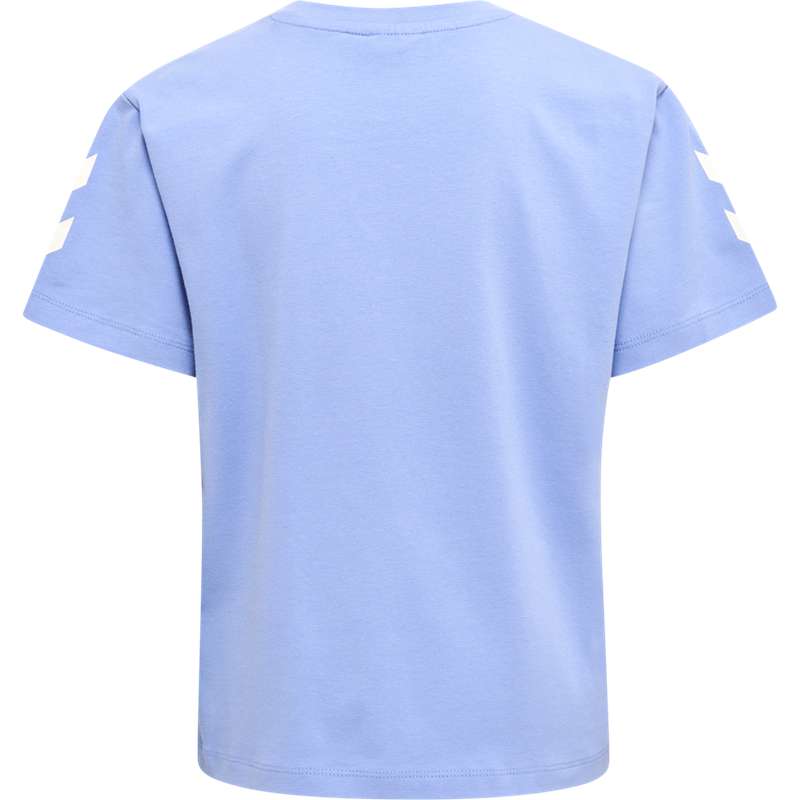 Hummel Cloud Loose S/S T-shirts Kinder Blau | 388913-651
