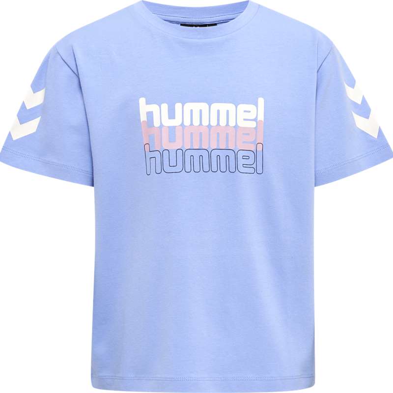 Hummel Cloud Loose S/S T-shirts Kinder Blau | 388913-651