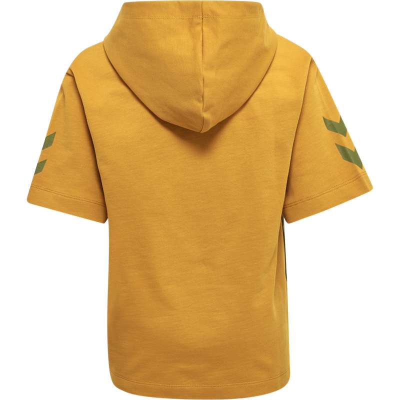 Hummel Cloud S/S Hoodie Kinder Olivgrün | 525037-250