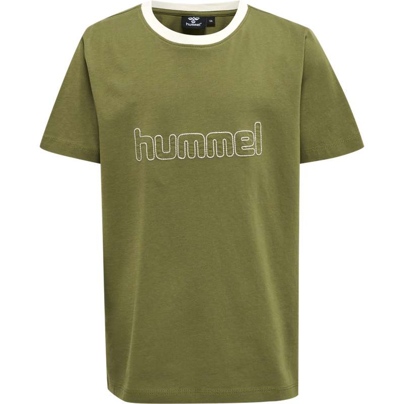 Hummel Cloud S/S T-shirts Kinder Olivgrün | 773598-561