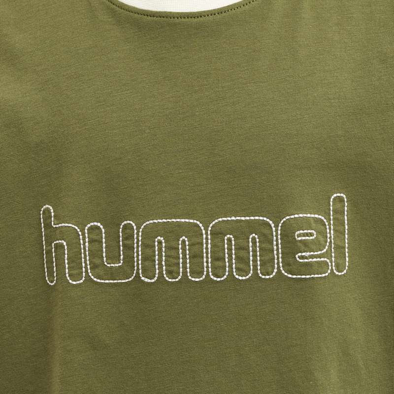 Hummel Cloud S/S T-shirts Kinder Olivgrün | 773598-561