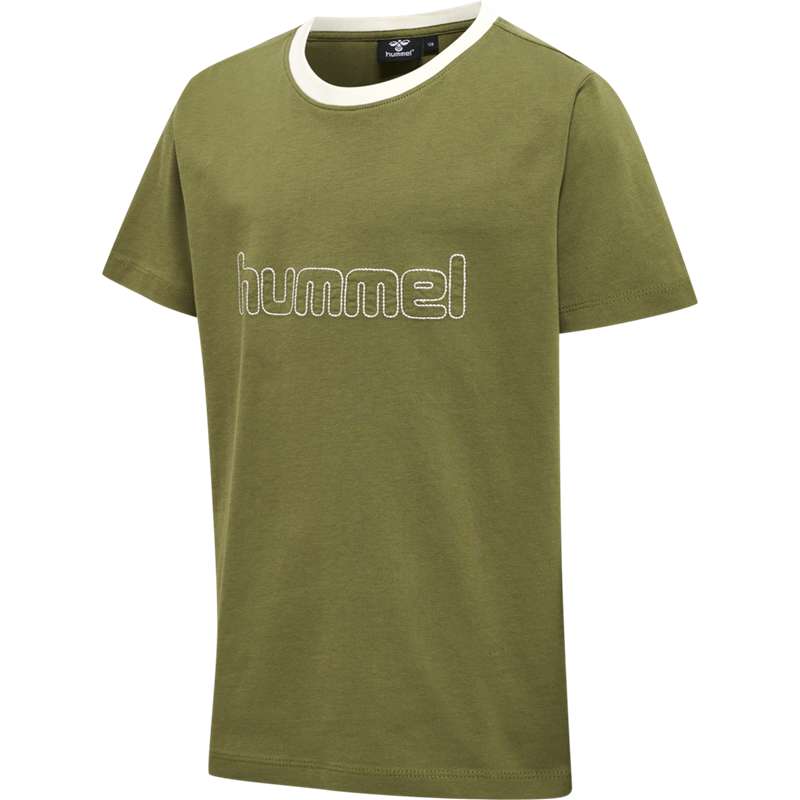Hummel Cloud S/S T-shirts Kinder Olivgrün | 773598-561