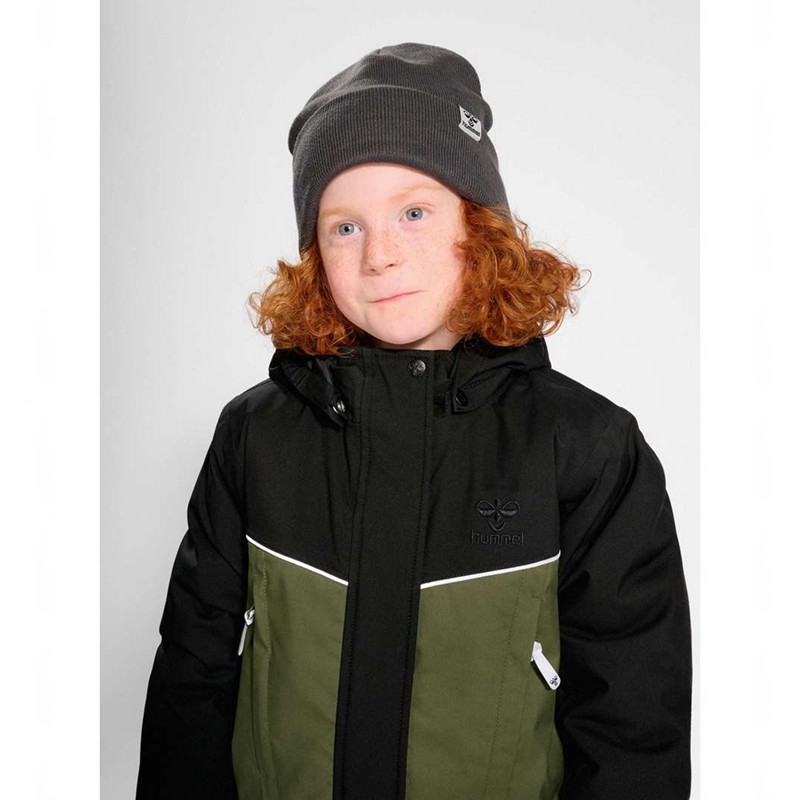 Hummel Conrad Tex Jacken Kinder Olivgrün | 711190-472