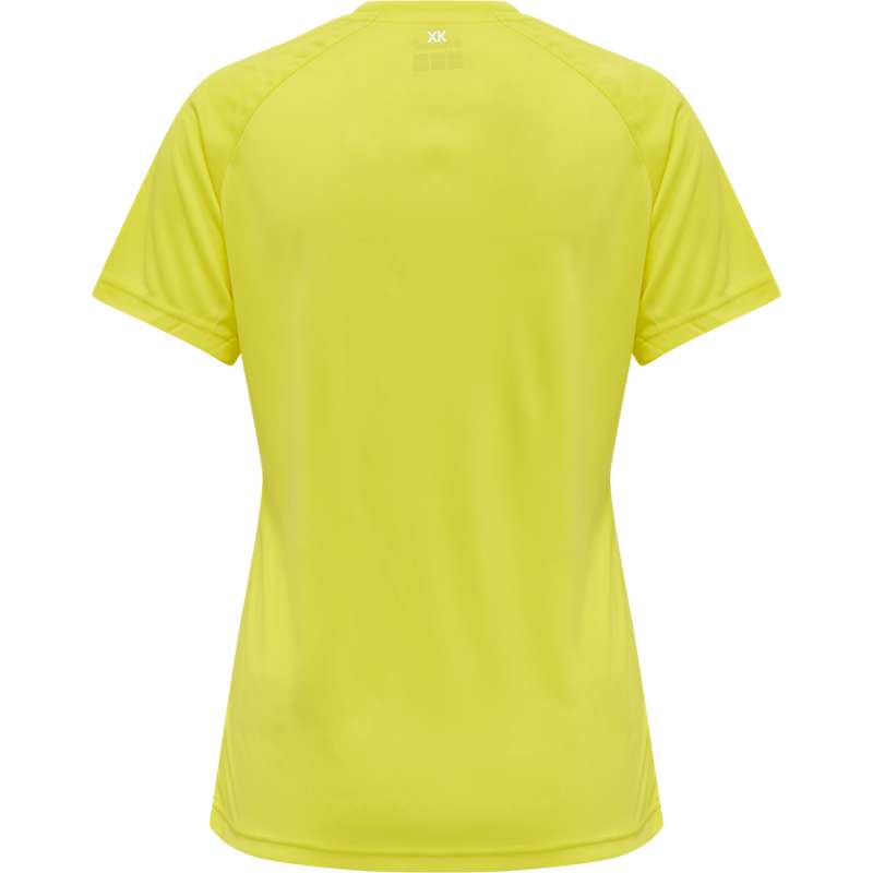 Hummel Core Xk Core Poly S/S Hoodie Damen Gelb | 824514-950