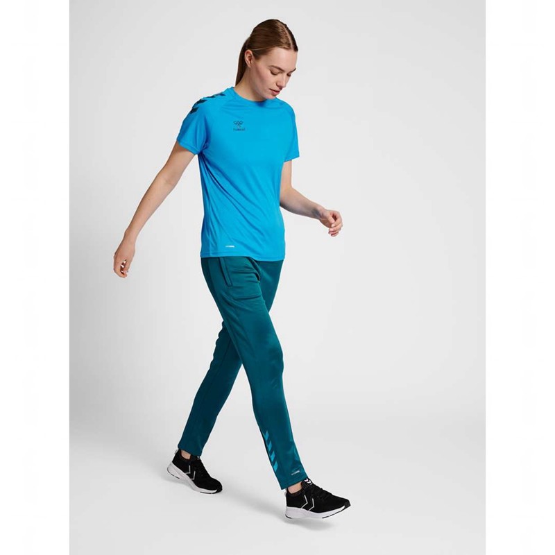 Hummel Core Xk Poly Hose Damen Türkis | 690952-157
