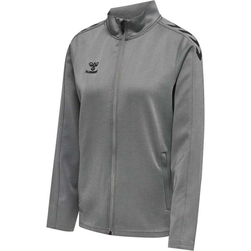 Hummel Core Xk Poly Zip Sweat Sweatshirts Damen Grau | 789395-338