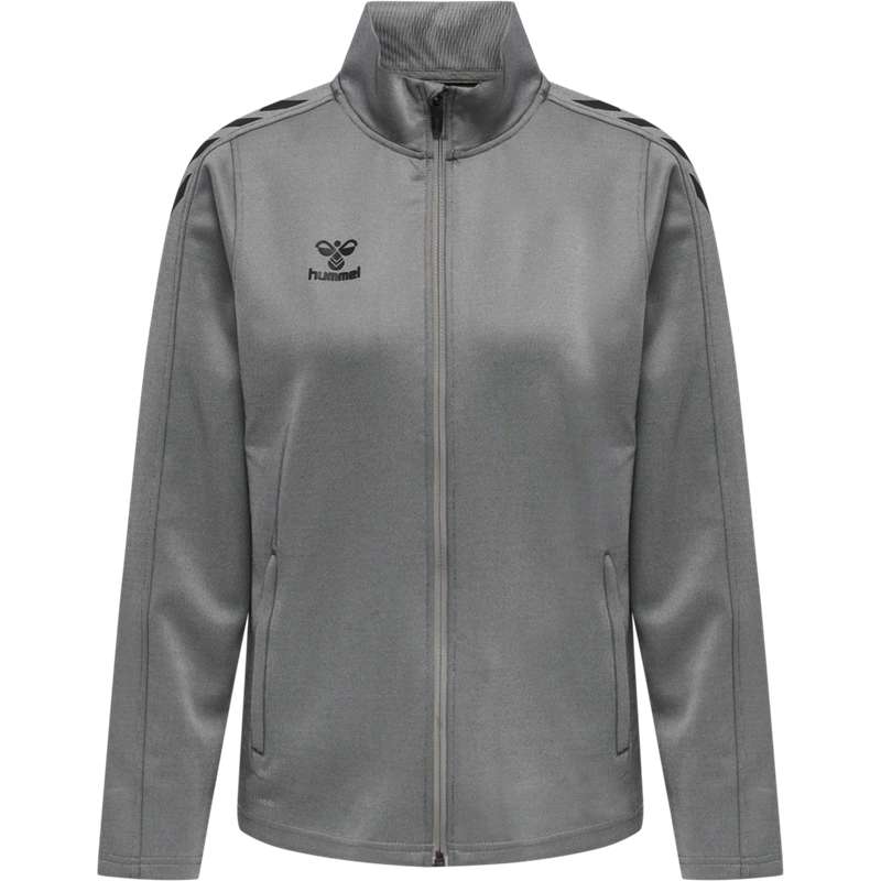 Hummel Core Xk Poly Zip Sweat Sweatshirts Damen Grau | 789395-338