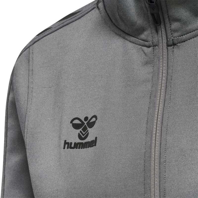 Hummel Core Xk Poly Zip Sweat Sweatshirts Damen Grau | 789395-338