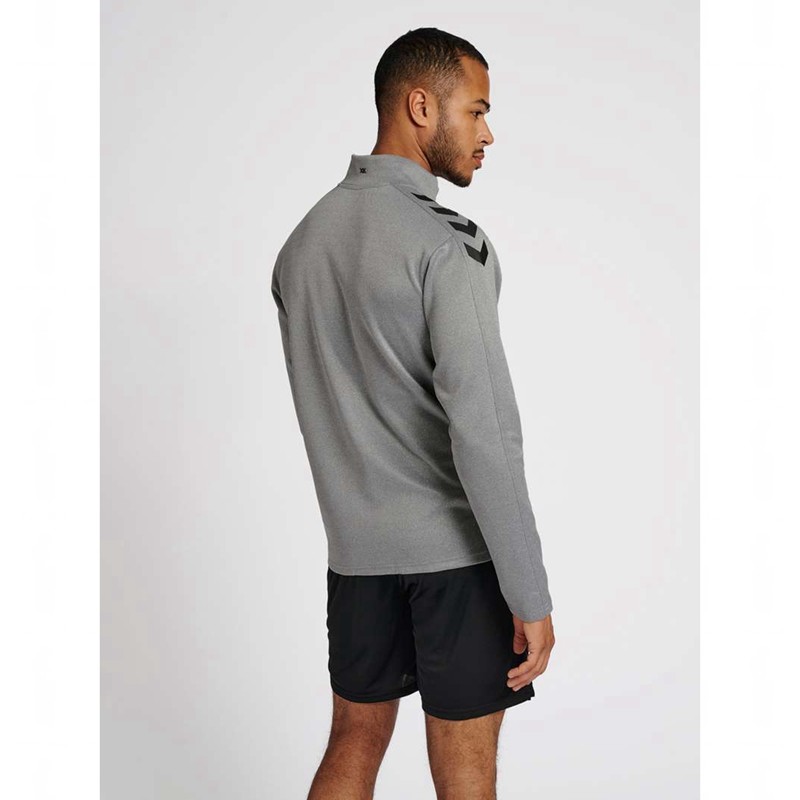 Hummel Core Xk Poly Zip Sweat Sweatshirt Herren Grau | 680850-400