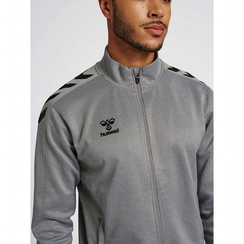 Hummel Core Xk Poly Zip Sweat Sweatshirt Herren Grau | 680850-400