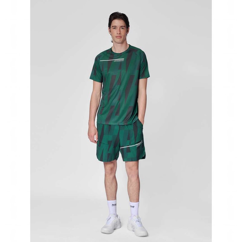 Hummel Court Aop Light Weight T-shirts Herren Grün | 174188-244