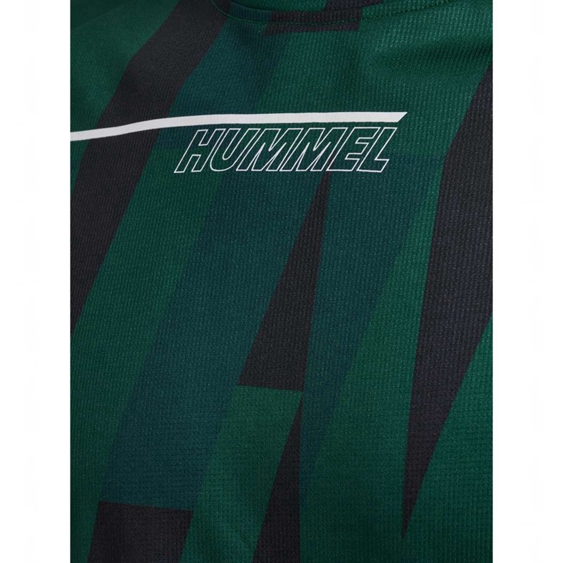 Hummel Court Aop Light Weight T-shirts Herren Grün | 174188-244