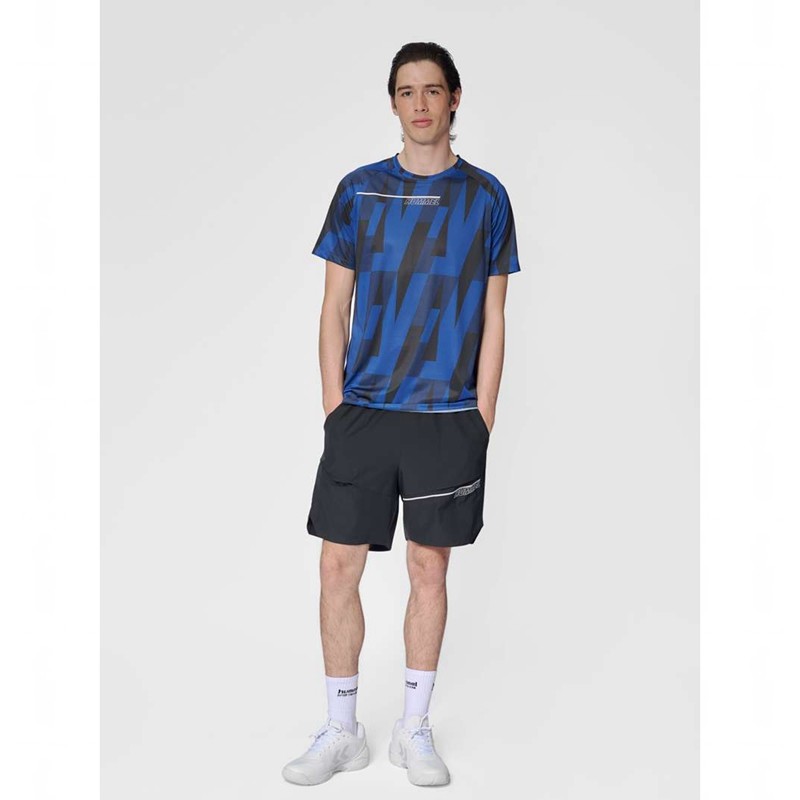 Hummel Court Aop Light Weight T-shirts Herren Blau | 567874-965