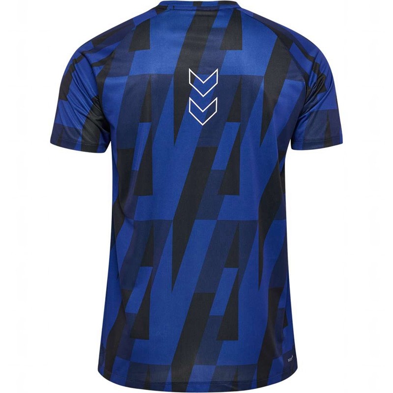 Hummel Court Aop Light Weight T-shirts Herren Blau | 567874-965