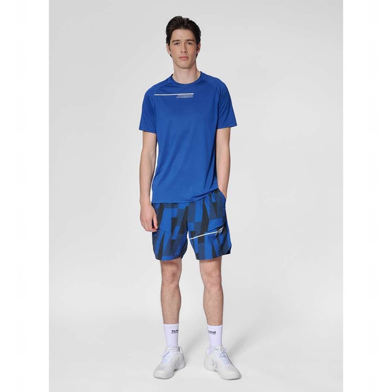 Hummel Court Aop Pocket Kurze Hose Herren Blau | 383310-490