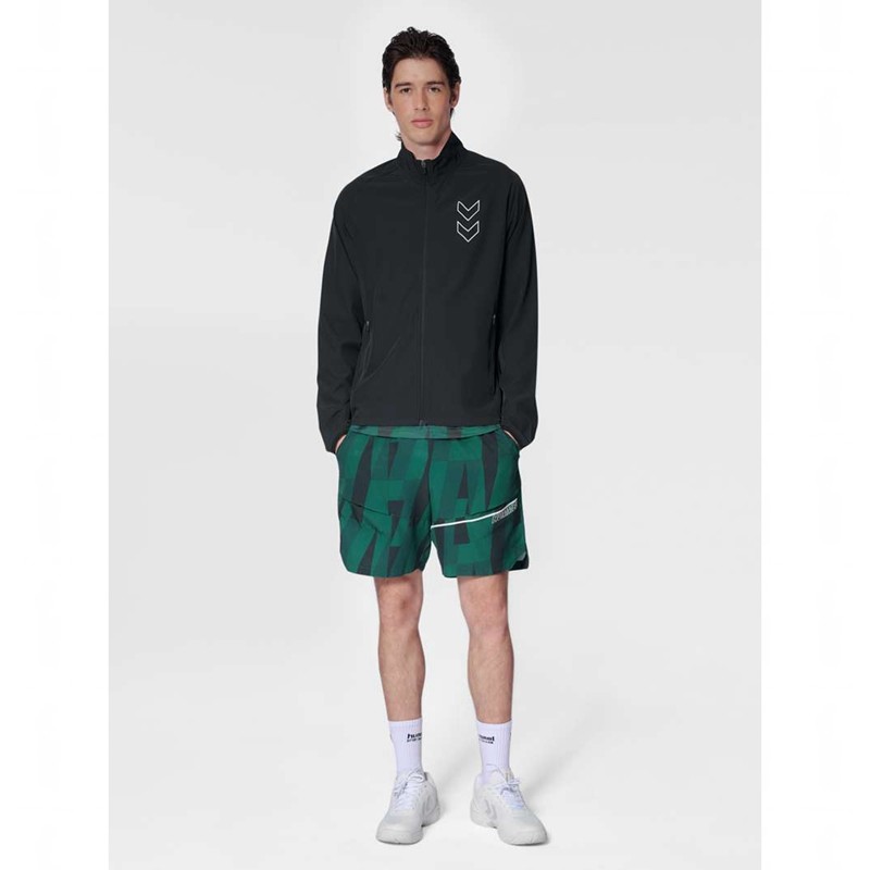 Hummel Court Aop Pocket Kurze Hose Herren Grün | 691717-888