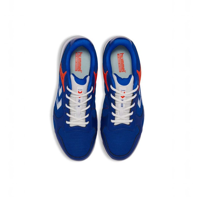 Hummel Court Control Ii Hallenschuhe Damen Blau | 129322-718