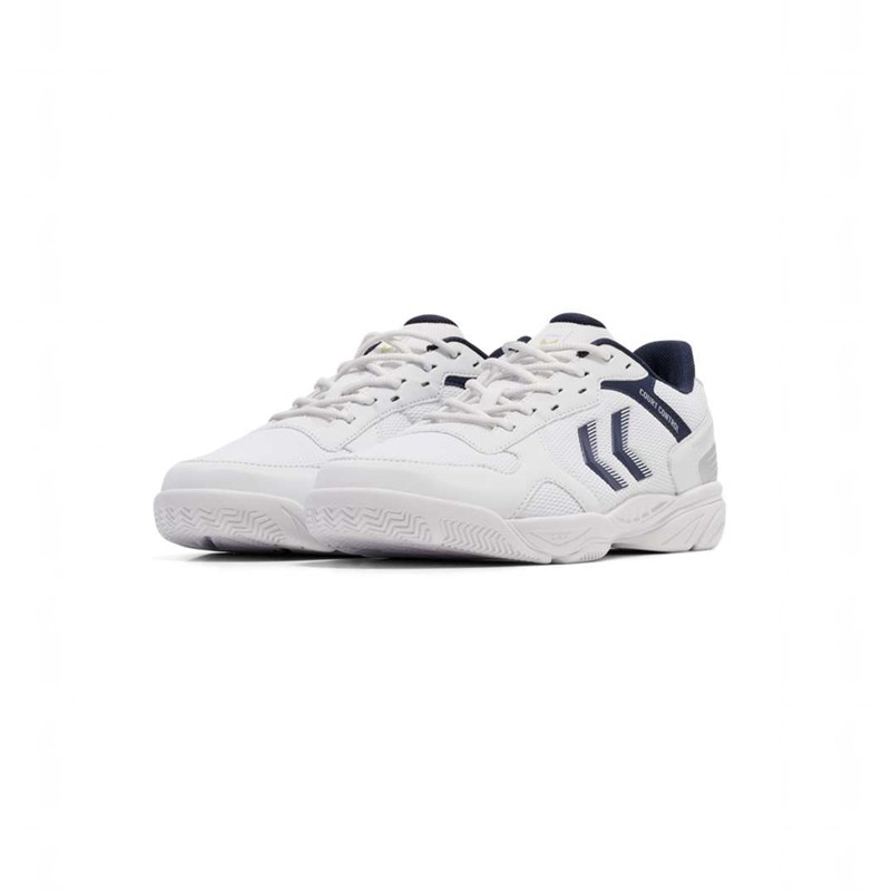 Hummel Court Control Ii Hallenschuhe Damen Weiß | 458072-155