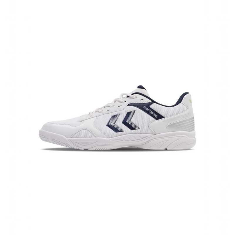 Hummel Court Control Ii Hallenschuhe Damen Weiß | 458072-155