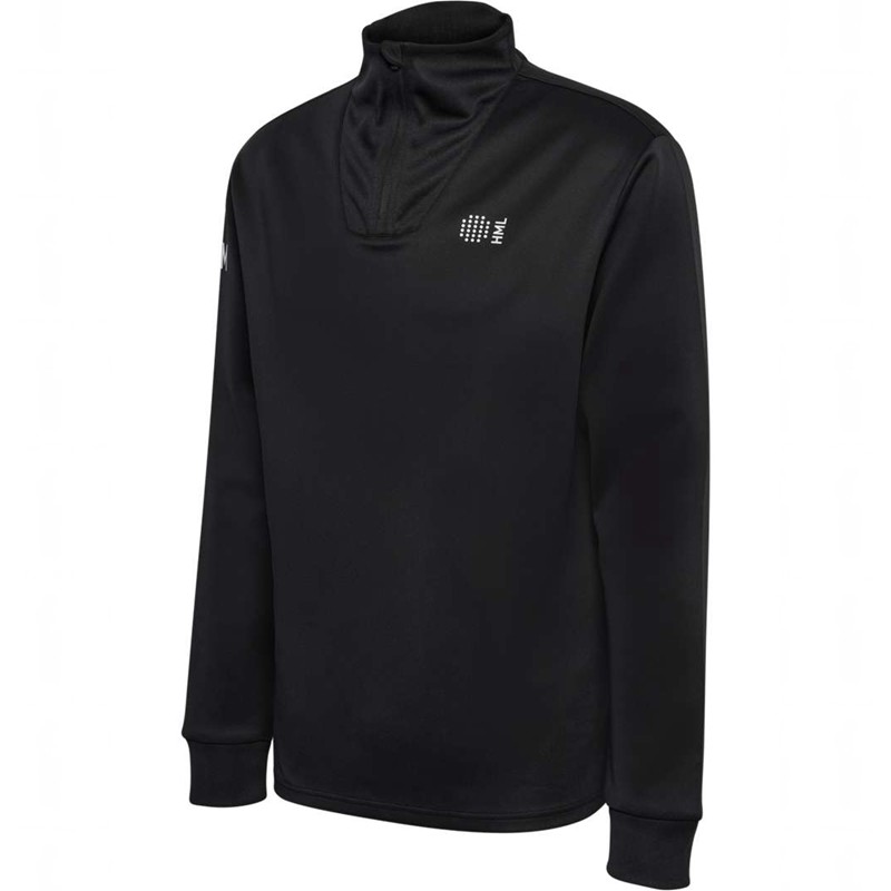 Hummel Court Half Zip L/S Sweatshirt Herren Schwarz | 756383-794