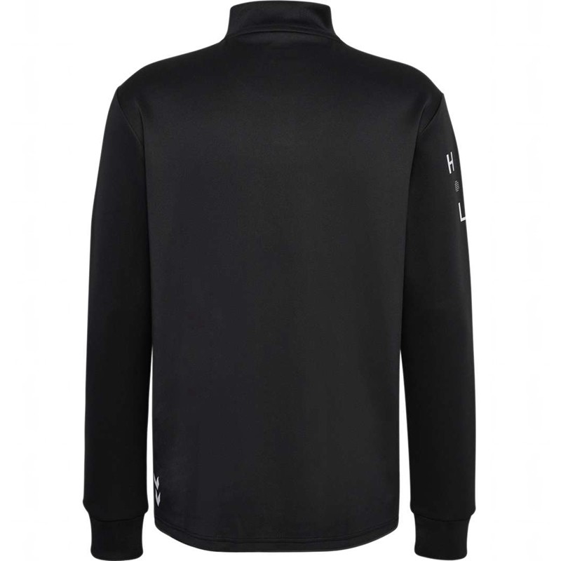 Hummel Court Half Zip L/S Sweatshirt Herren Schwarz | 756383-794