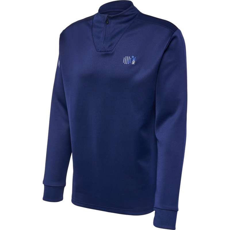 Hummel Court Half Zip L/S Sweatshirt Herren Navy | 468047-514