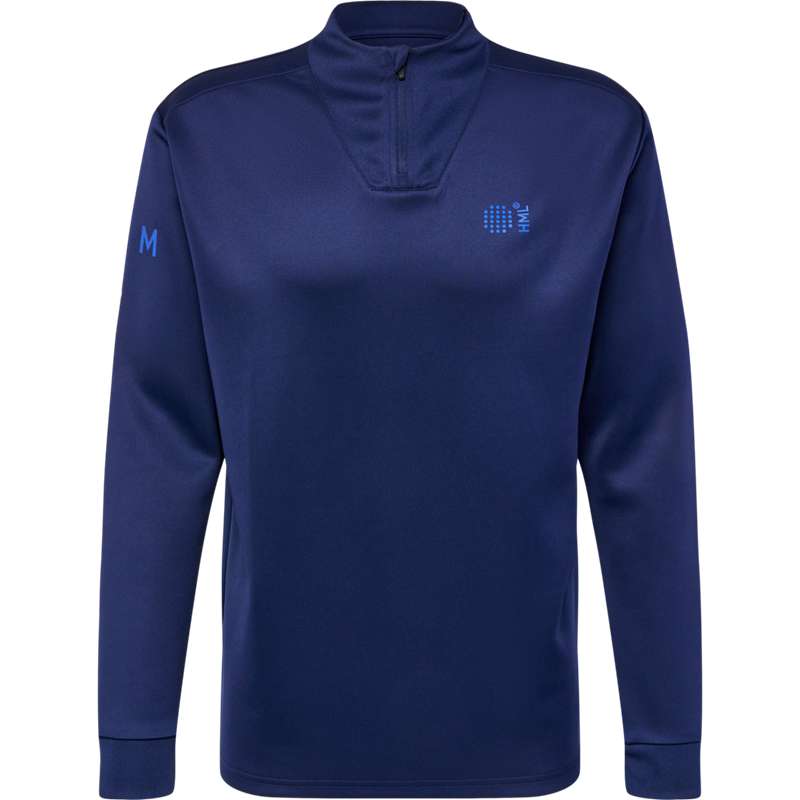 Hummel Court Half Zip L/S Sweatshirt Herren Navy | 468047-514