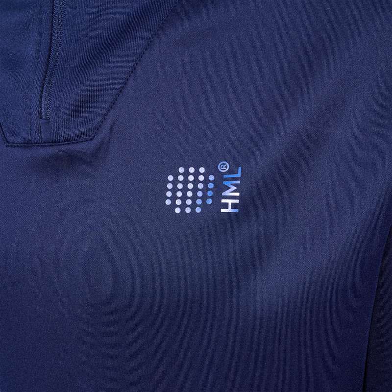 Hummel Court Half Zip L/S Sweatshirt Herren Navy | 468047-514