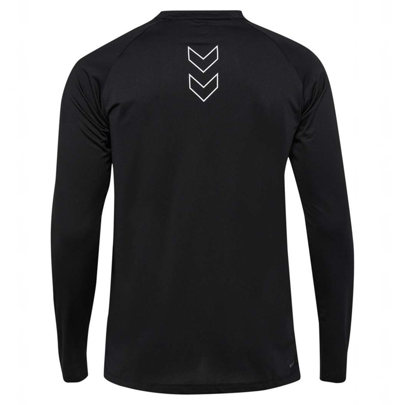 Hummel Court Light Weight L/S T-shirts Herren Schwarz | 227729-236