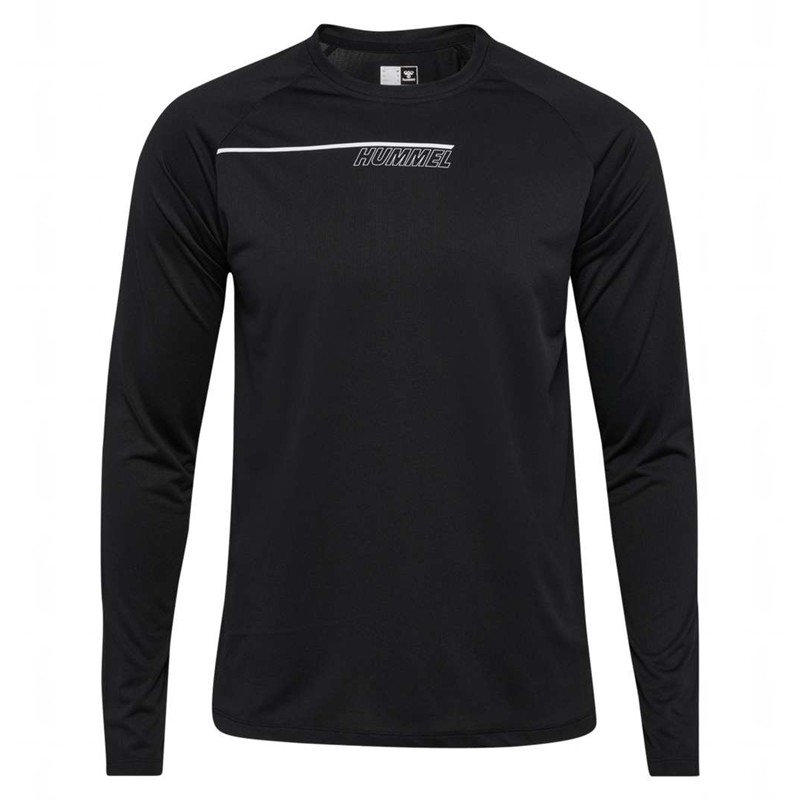 Hummel Court Light Weight L/S T-shirts Herren Schwarz | 227729-236