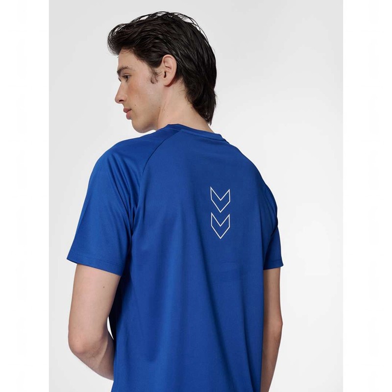 Hummel Court Light Weight T-shirts Herren Blau | 592147-450