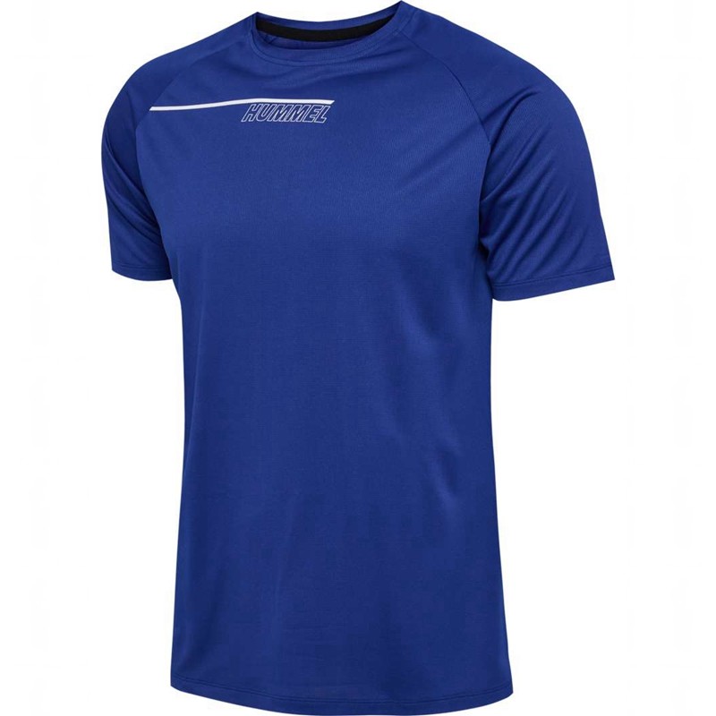 Hummel Court Light Weight T-shirts Herren Blau | 592147-450