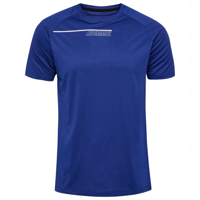 Hummel Court Light Weight T-shirts Herren Blau | 592147-450