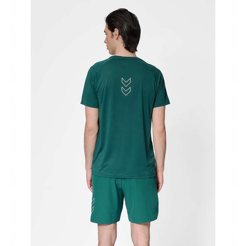 Hummel Court Light Weight T-shirts Herren Grün | 525133-664