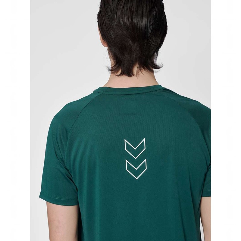 Hummel Court Light Weight T-shirts Herren Grün | 525133-664