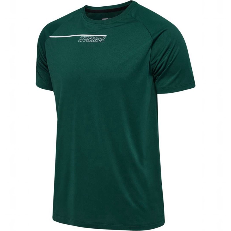 Hummel Court Light Weight T-shirts Herren Grün | 525133-664