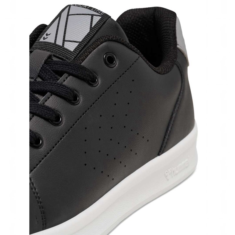 Hummel Court Line Sneakers Damen Schwarz | 969174-671