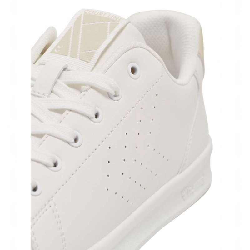 Hummel Court Line Sneakers Herren Weiß | 193097-767