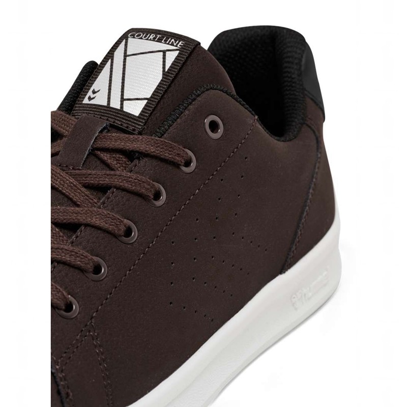 Hummel Court Line Wt Sneakers Herren Schokolade | 321400-754