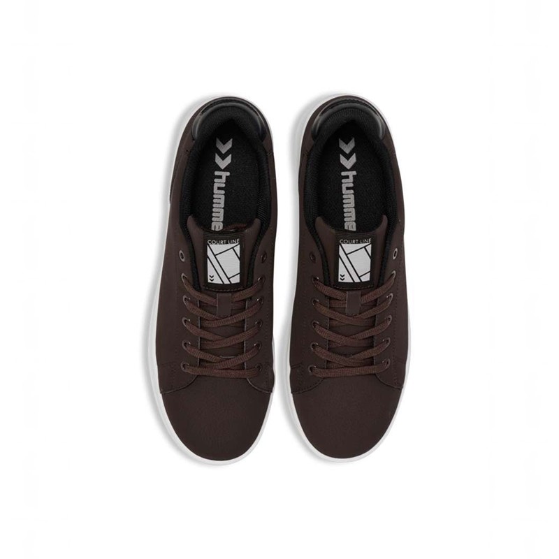Hummel Court Line Wt Sneakers Herren Schokolade | 321400-754