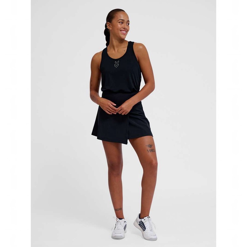 Hummel Court Mid Waist Pocket W Röcke Damen Schwarz | 854189-107