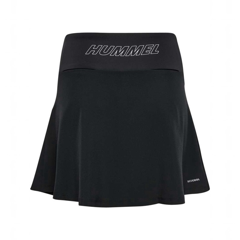 Hummel Court Mid Waist Pocket W Röcke Damen Schwarz | 854189-107