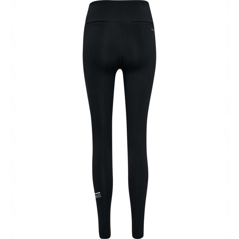 Hummel Court Mid Waist Pocket W Strumpfhose Damen Schwarz | 693706-418
