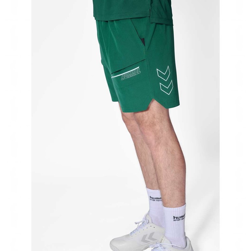 Hummel Court Pocket Kurze Hose Herren Grün | 760207-163