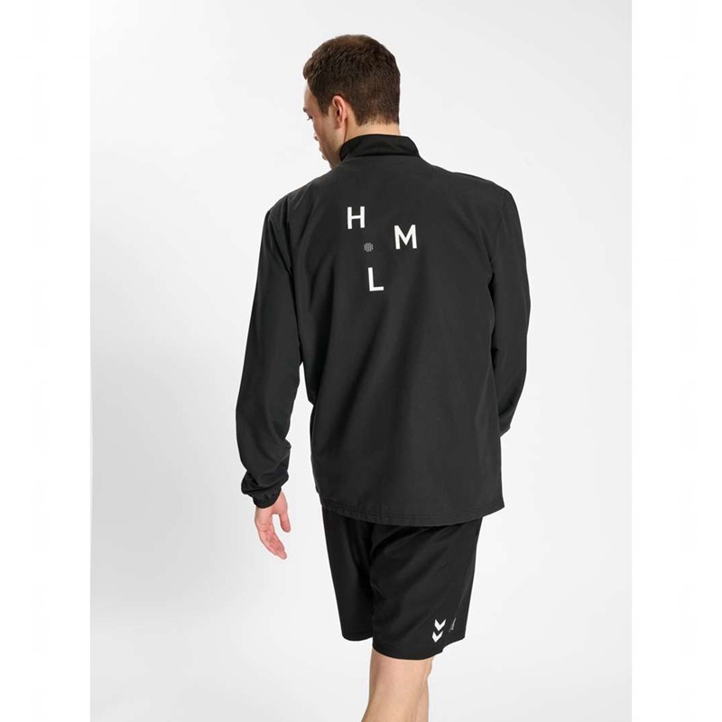 Hummel Court Woven Jacken Herren Schwarz | 248437-101