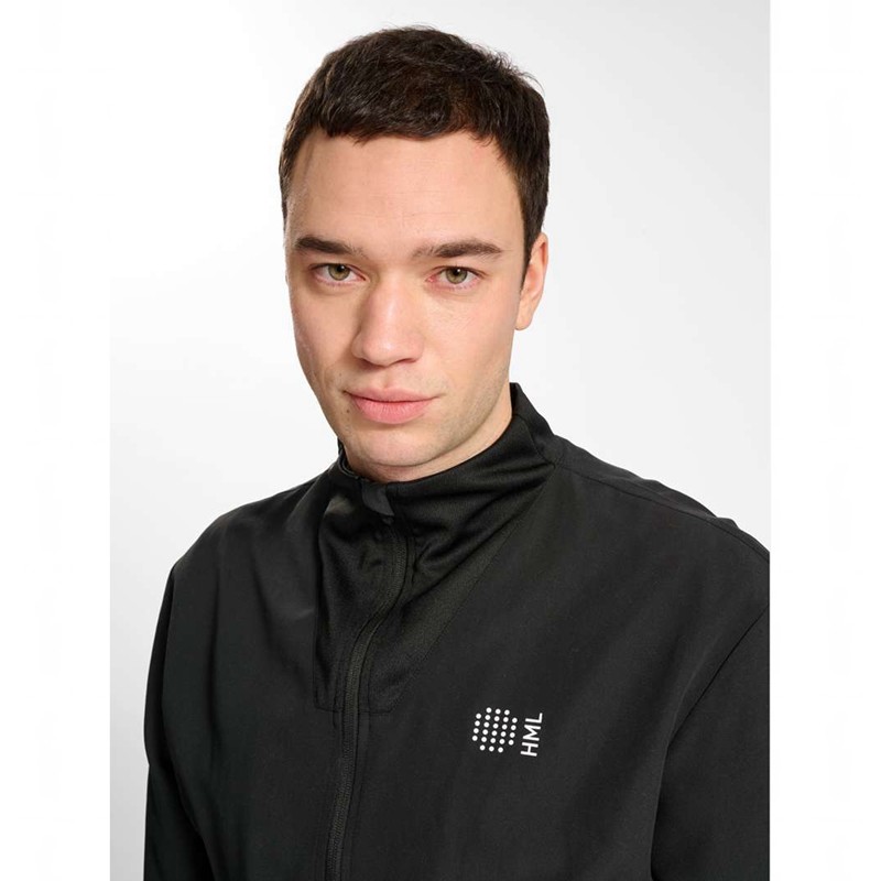 Hummel Court Woven Jacken Herren Schwarz | 248437-101