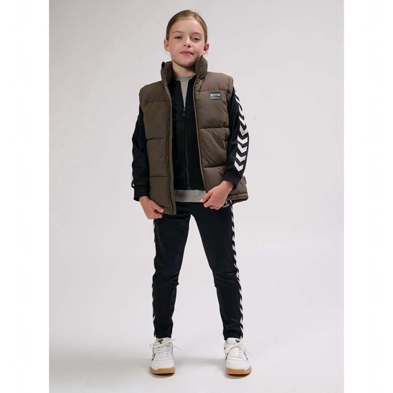 Hummel Crisp Tex Weste Kinder Braun | 522960-079
